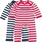 Preview: Overall Baby Ringel in rot und blau "Seemannsbraut im Wachstum!", inklusive Geschenkverpackung