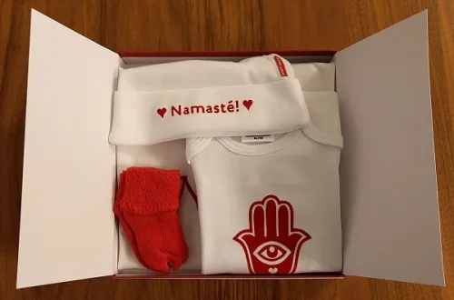 Baby Yoga Set Namaste, im Geschenkkarton