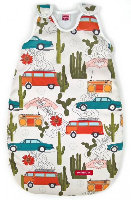 Neu Ganzjahres Schlafsack Autos - Babyschlafsack von Made with Love stylish