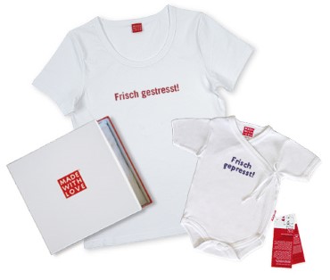 Preview: Mama-Baby-Set: "Frisch gepresst!" & "Frisch gestresst!", inklusive Geschenkverpackung