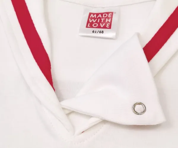 Baby maritim Matrosenanzug Moin für Mädchen und Jungen - mit Matrosenkragen - inklusive Geschenkverpackung